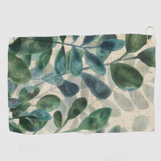 Verdant Expration -熱帯葉 ゴルフタオル (横)