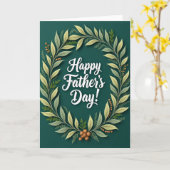 Verdant Fathers Day Greeting Card カード (黄色い花)