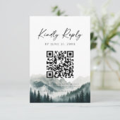 Verdant Peaks Misty Forest Watercolor RSVP (スタンド正面)