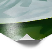 Verdant Tapestry: A Close up at Lush 葉 フォトプリント (角)