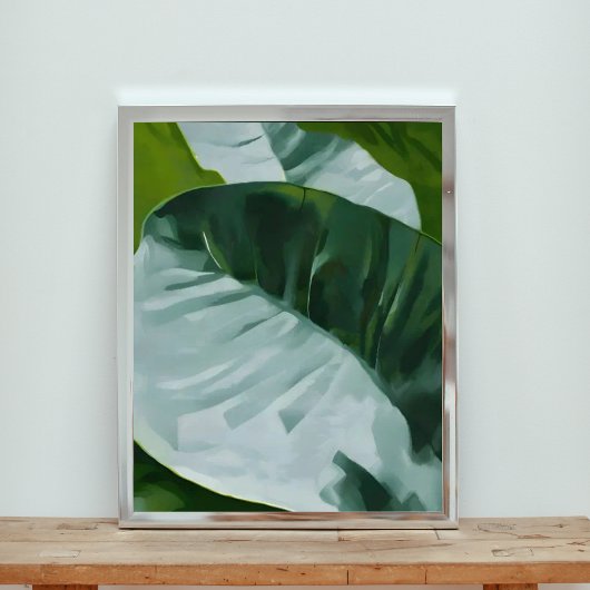 Verdant Tapestry: A Close up at Lush 葉 フォトプリント