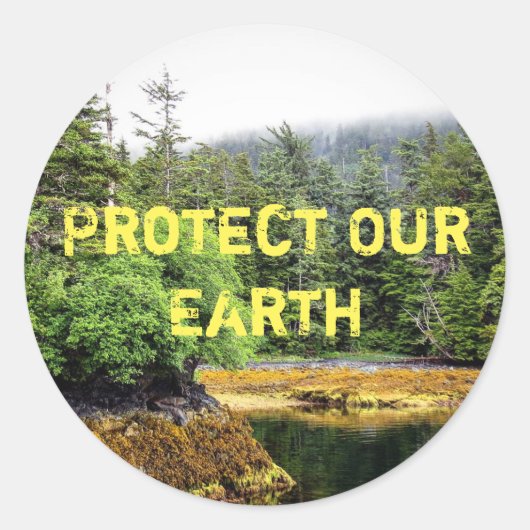 Verdant Viewsステッカー ラウンドシール (正面)