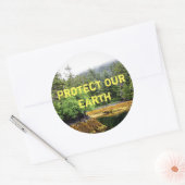 Verdant Viewsステッカー ラウンドシール (封筒)