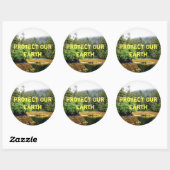 Verdant Viewsステッカー ラウンドシール (シート)