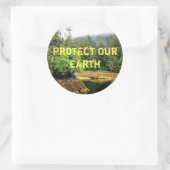 Verdant Viewsステッカー ラウンドシール (バッグ)