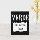 Verde – ホットパケットハロウィーンタコ衣装1 カード (黄色い花)
