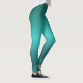 Verde Bosque Degradado - Diseño Zen con Detalles レギンス (右)