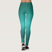Verde Bosque Degradado - Diseño Zen con Detalles レギンス (裏面)