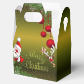  verde degradado de papá Noel フェイバーボックス (オープン)