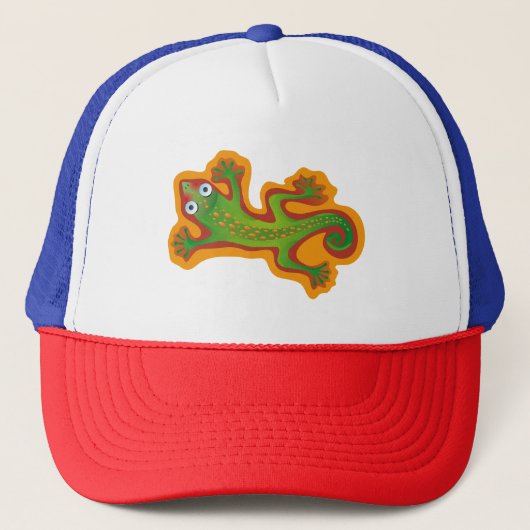 Verde del lagarto de Lindo キャップ (正面)