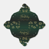 verde lindo para cumple con flores フェイバーボックス (折り畳みなし)