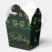 verde lindo para cumple con flores フェイバーボックス (オープン)