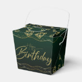 verde lindo para cumple con flores フェイバーボックス (正面サイド)