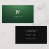 Verde Nouveau 名刺 (正面/裏面)
