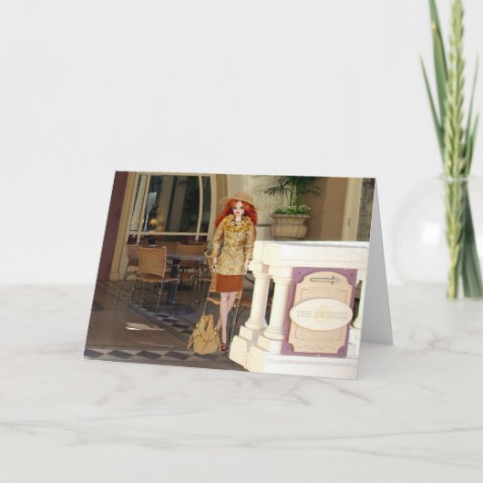 Verdiのオースティン、テキサス州のDriskillのホテルのカフェ カード (正面)