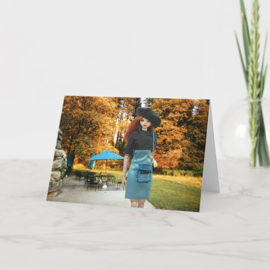 VerdiのAhwahneeのホテルのテラス、ヨセミテ カード (正面)