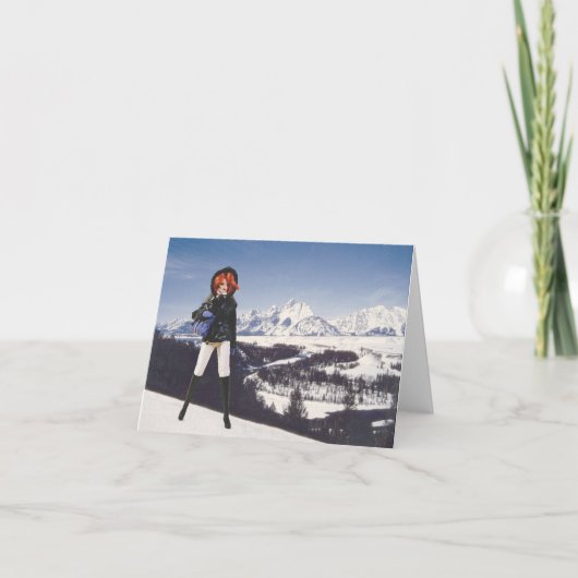 VERDIは壮大なTETON輝くな山を訪問します カード (正面)