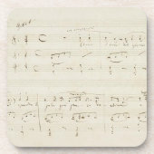 Verdiオペラ音楽原稿抄録 コースター (正面)