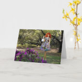 Verdi -動物園の花模様 カード (黄色い花)