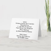 Verdi、Embassy Suites、サンフランシスコの滝 カード (裏面)