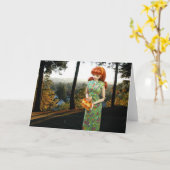 Verdi - Longview、ワシントン州 カード (黄色い花)