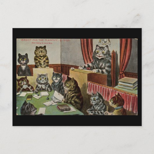 Verdict for the plaintiff, $10000 ポストカード (正面)