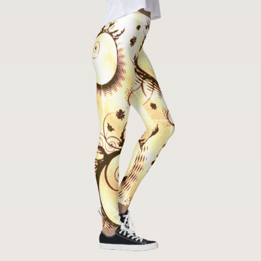 Verdredi Swirlsコンフィファンシーヨガパンツレギンス レギンス (右)