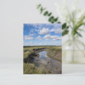 Verdronken Land van Saeftinghe、オランダ ポストカード (スタンド正面)