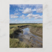 Verdronken Land van Saeftinghe、オランダ ポストカード (正面)