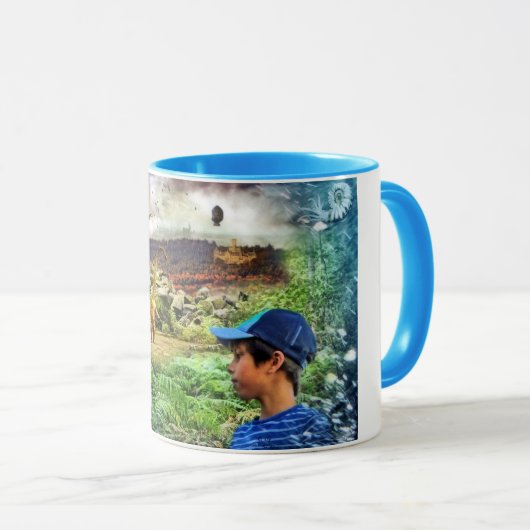 Vergehen, Sein und Werden マグカップ (正面右)