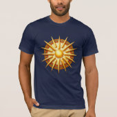 Vergina Sun Emblem – Ancient Macedonian Symbol Tシャツ (正面)