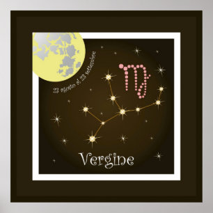 Vergine 23 agosto al 23 settembreポスター ポスター