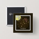 Vergine 23 agosto al 23 settembre Buttons 缶バッジ (正面&裏面)