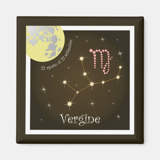 Vergine 23 agosto al 23 settembre Magnet マグネット (正面)