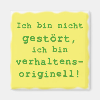 verhaltensoriginell マグネット