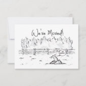 Verhuisbericht, we gaan verhuizen, nieuwe woning. (正面)