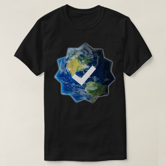 Verified Earth Tシャツ (デザイン正面)