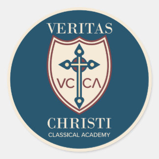 Veritas Christi クラシカル Academy 3inスタンプ ラウンドシール