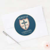 Veritas Christi クラシカル Academy 3inスタンプ ラウンドシール (封筒)