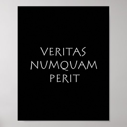 VERITAS numquam perit ポスター (正面)