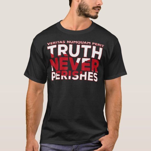 Veritas Numquam Perit Truth Never Perishes Fot Me Tシャツ (正面)