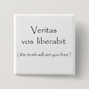 Veritas vos liberabit-button 缶バッジ