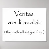 Veritas vos liberabit-poster ポスター (正面)