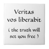 Veritas vos liberabit-tile タイル (正面)