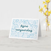 Verjaardagskaart fijne verjaardag カード (黄色い花)