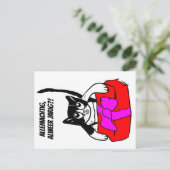 verjaardagskaart met Yuki / birthdaycard  ポストカード (スタンド正面)