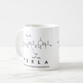 Verlaペプチド名mag コーヒーマグカップ (正面左)