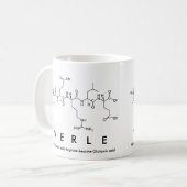 Verleペプチド名mug コーヒーマグカップ (正面左)