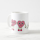Verliebte Herzen コーヒーマグカップ (正面左)