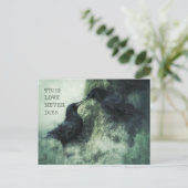 Verliebte Krähen True Love Never Dies Liebe Raben ポストカード (スタンド正面)